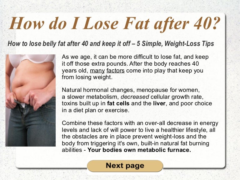 Belly Fat in Women Over 40: Causes and Solutions